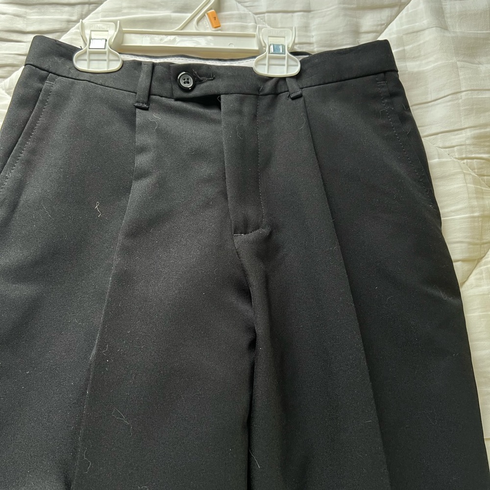 Nautica size 12 boys dress pants in black. Excellent condition